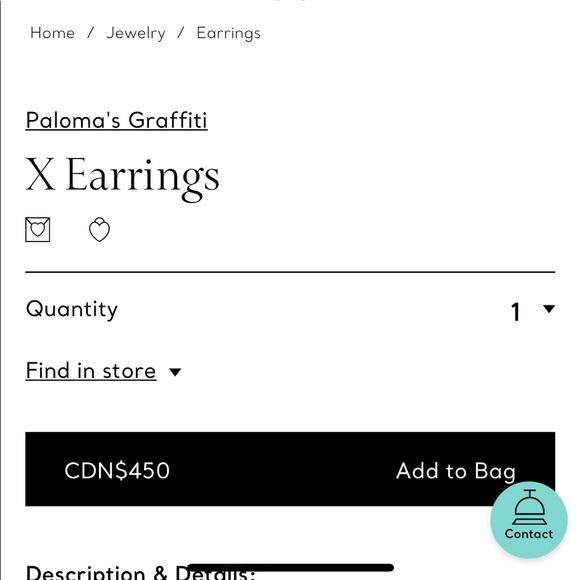 Tiffany Paloma graffiti earrings - Picture 6 of 8